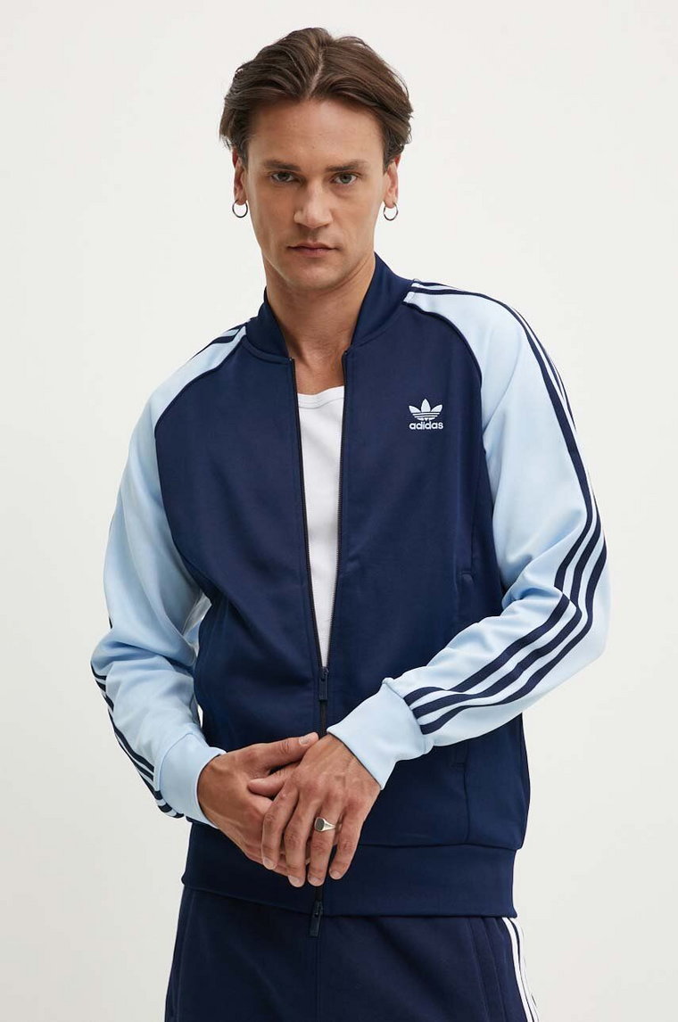 adidas Originals bluza Adicolor Classics SST Track Jacket męska kolor granatowy z aplikacją IY8732