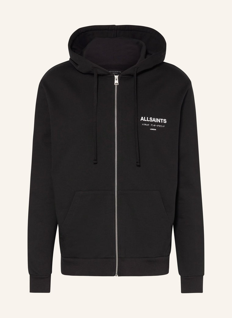 Allsaints Bluza Rozpinana Underground schwarz