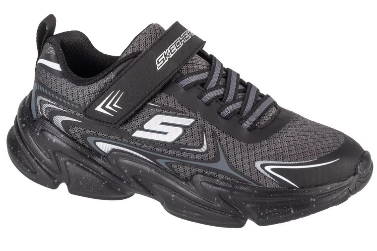 Skechers Wavetronic - Ravlor 403885L-CCBK, Dla chłopca, Czarne, buty sneakers, przewiewna siateczka, rozmiar: 29