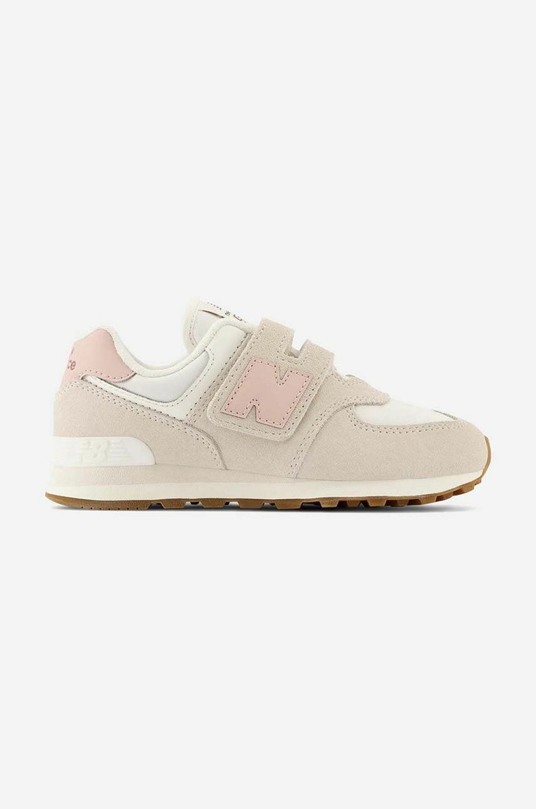 New Balance sneakersy dziecięce PV574RP1 kolor beżowy