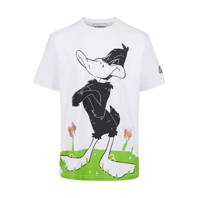 Koszulka z kreskówką Daffy Duck w wielu kolorach Iceberg