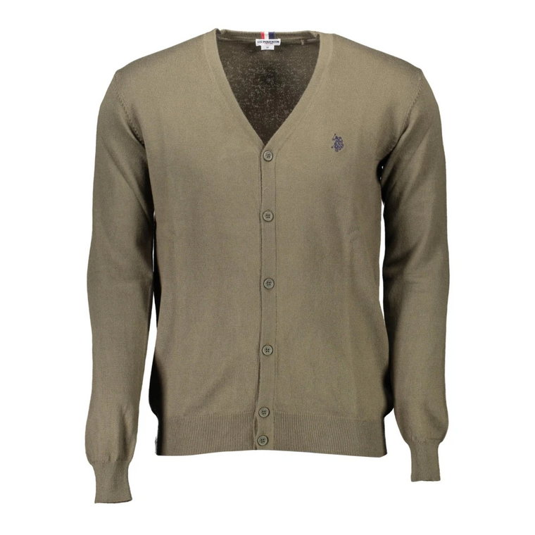 Green Cotton Sweater U.s. Polo Assn.