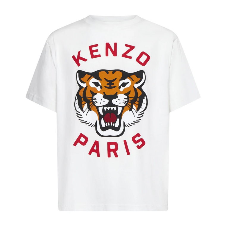 Stylowe Beżowe T-shirty i Pola Kenzo