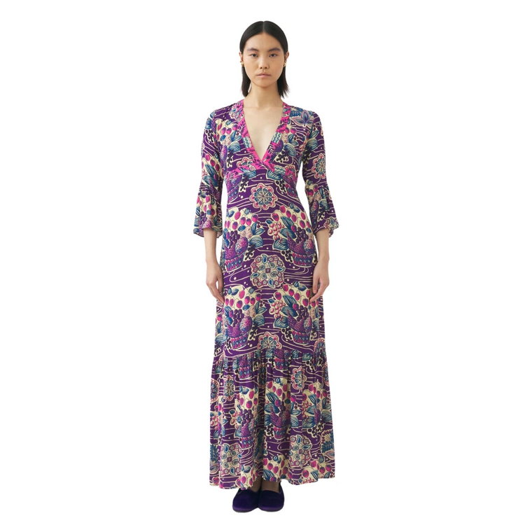 Sukienka maxi Ysee Antik Batik