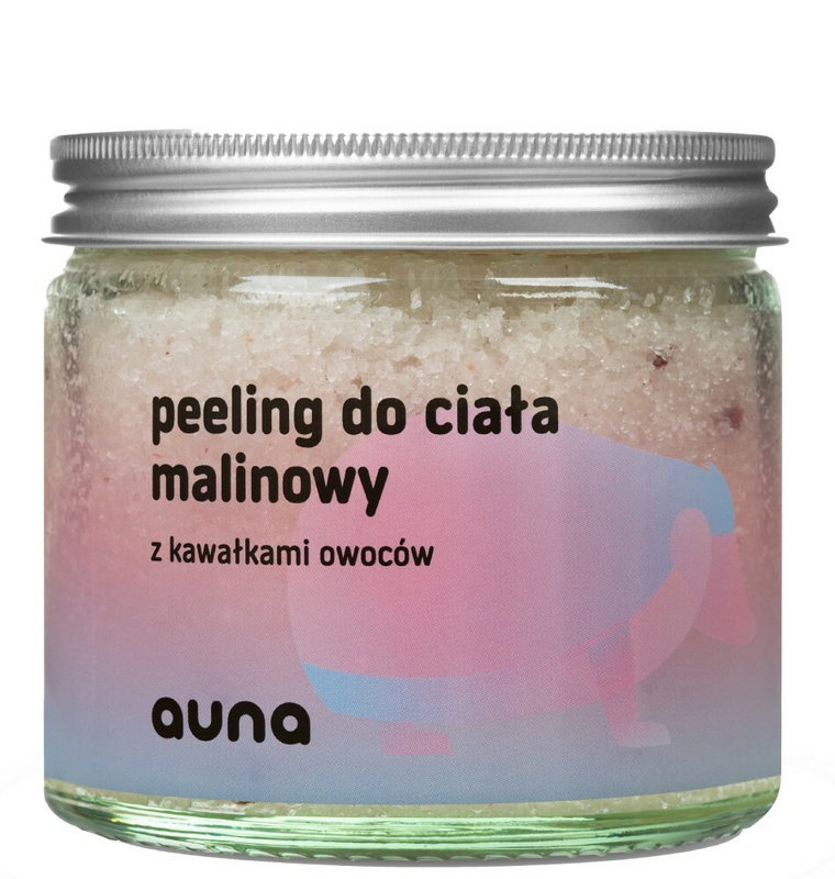 Auna Gruboziarnisty Peeling do ciała Malinowy