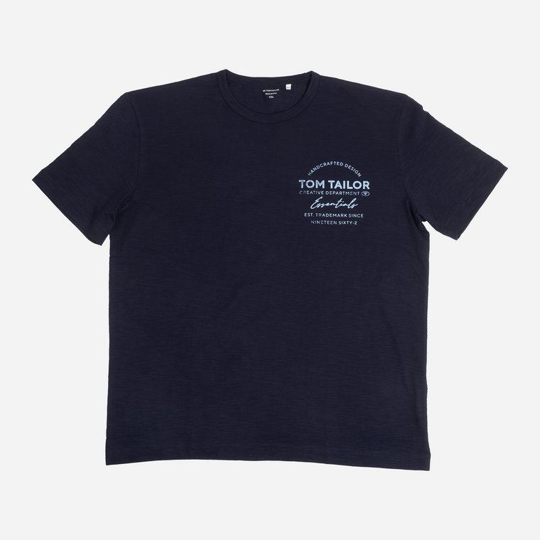Koszulka męska Tom Tailor 1042151 XL Niebieska (4067672349246). T-shirty męskie