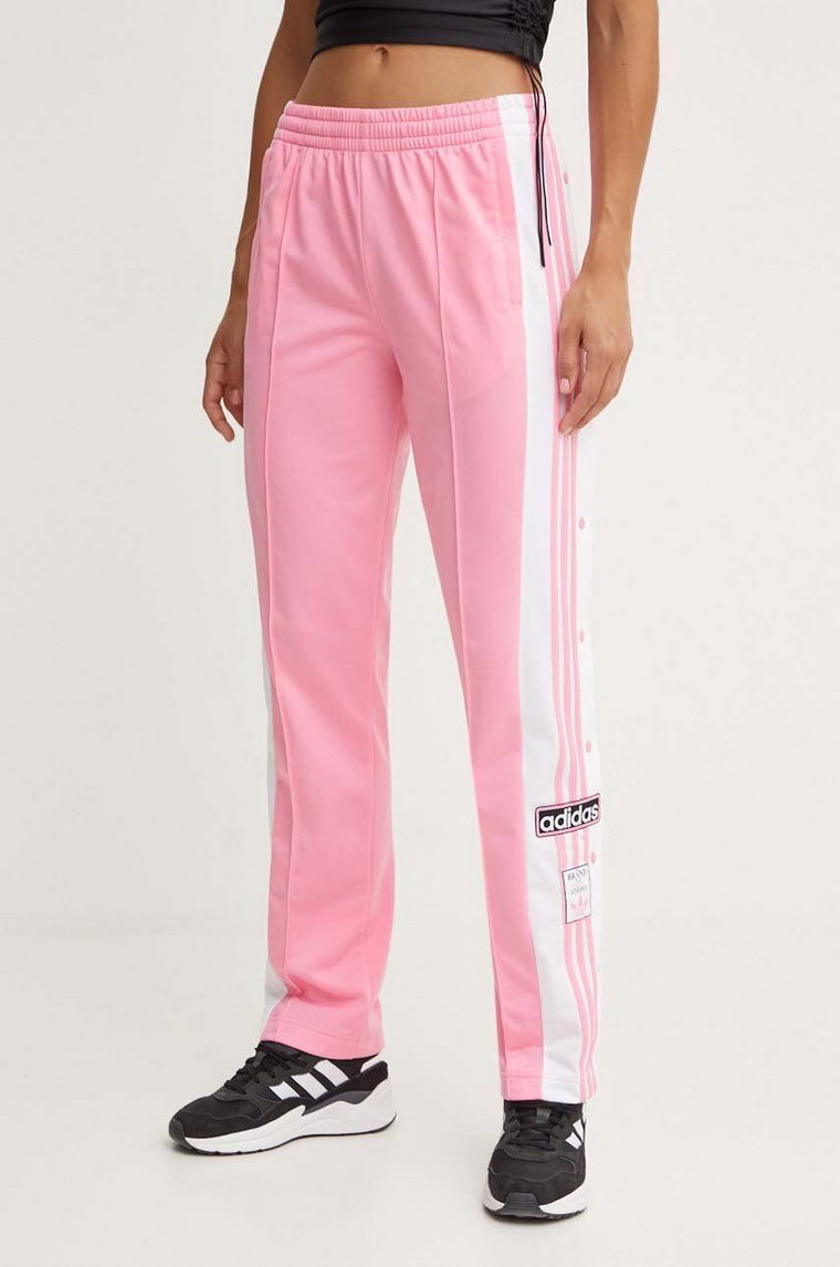 adidas Originals spodnie dresowe ADIBREAK kolor różowy z aplikacją IY2128