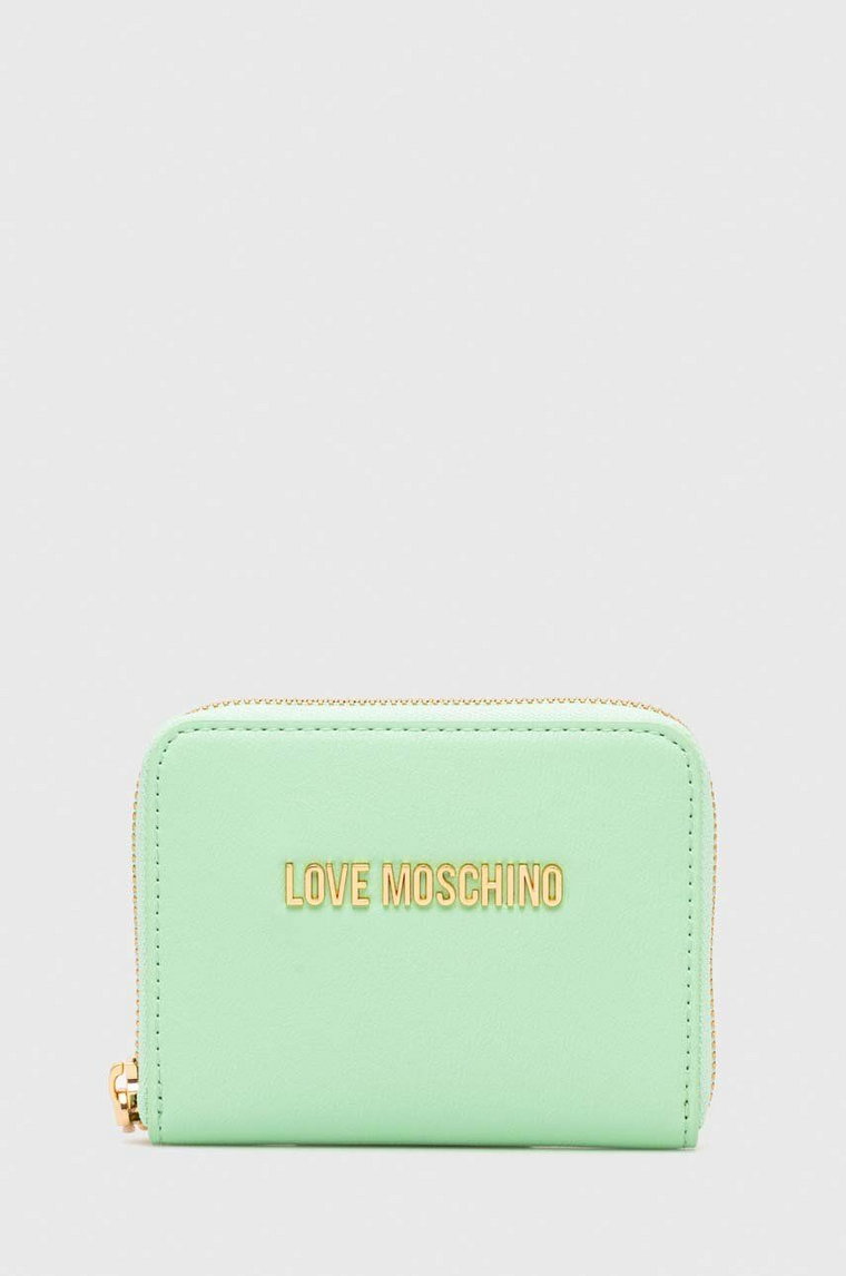 Love Moschino portfel damski kolor zielony