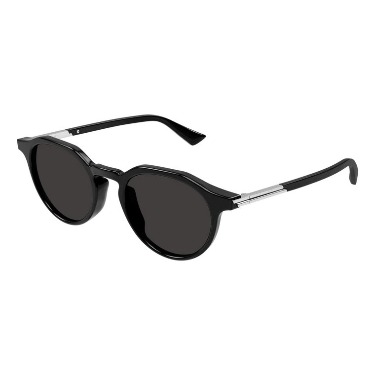 Czarne Srebro/Ciemnoszare Okulary przeciwsłoneczne Bv1260S Bottega Veneta