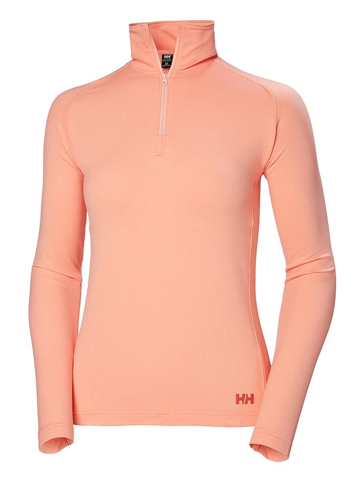 Helly Hansen Koszulka funkcyjna "Verglas" w kolorze pomarańczowym