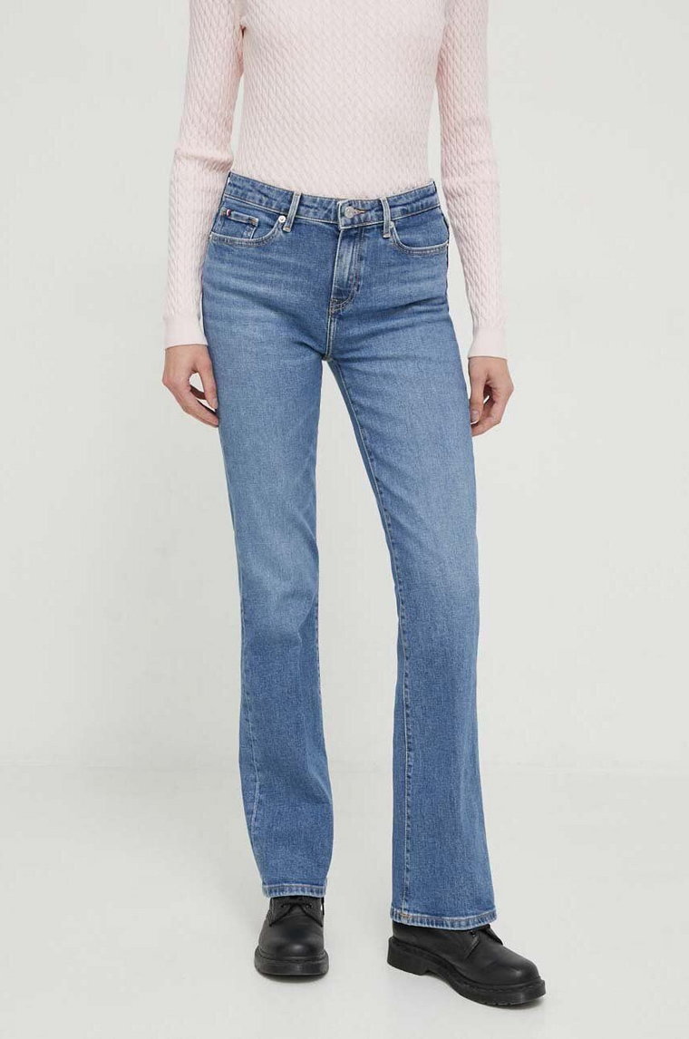 Tommy Hilfiger jeansy damskie medium waist