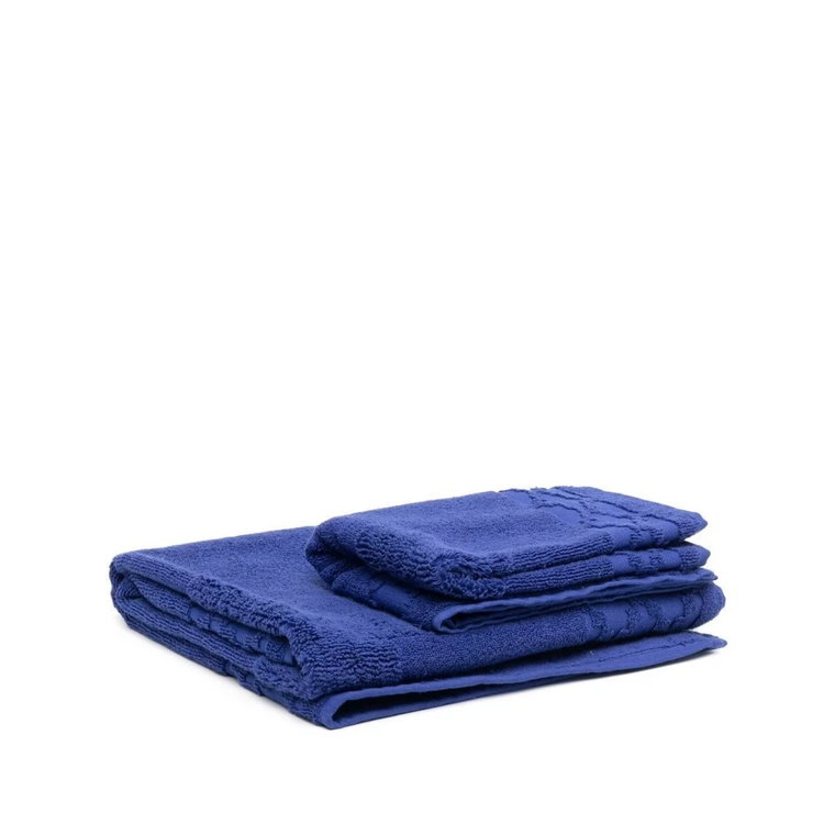 Luksusowy zestaw ręczników do stylowej łazienki Marcelo Burlon