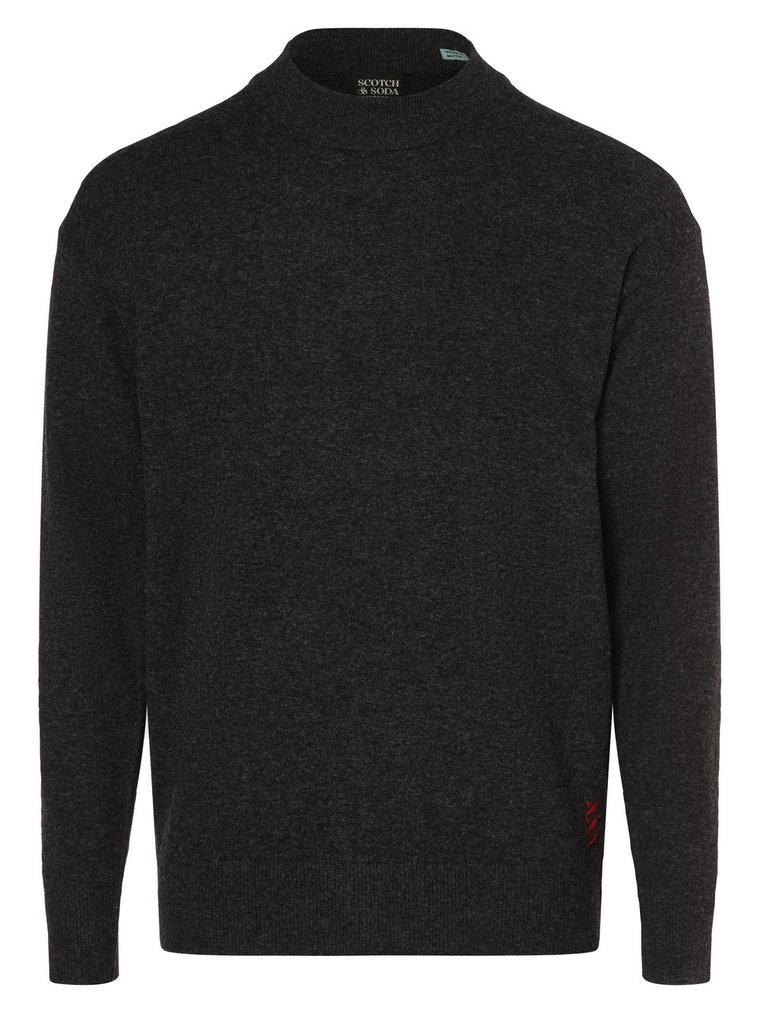 Scotch & Soda Sweter męski Mężczyźni szary marmurkowy, XL