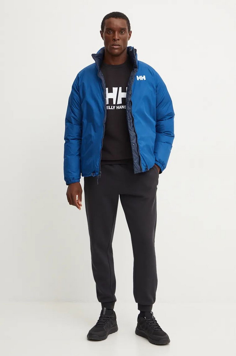 Helly Hansen kurtka puchowa dwustronna HH REVERSIBLE DOWN męska kolor granatowy 53890