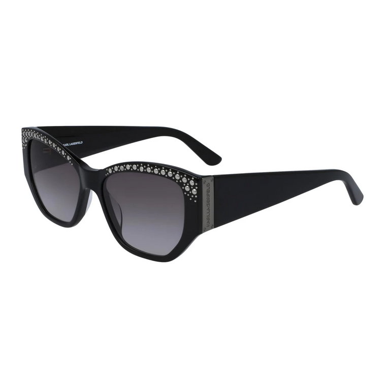 Czarne okulary przeciwsłoneczne Kl6040St 45394 001 Karl Lagerfeld