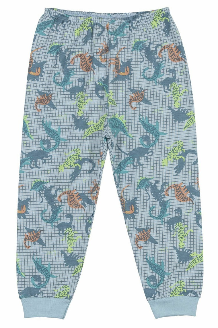 Bawełniane spodnie dla niemowlaka w dinozaury