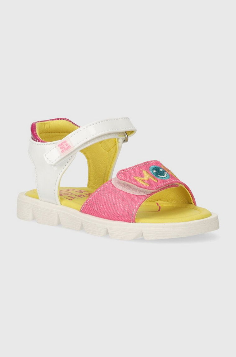 Agatha Ruiz de la Prada sandały dziecięce kolor różowy