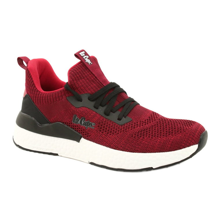 Lee Cooper Sportowe buty meskie LCW-21-29-0173M Red czarne czerwone