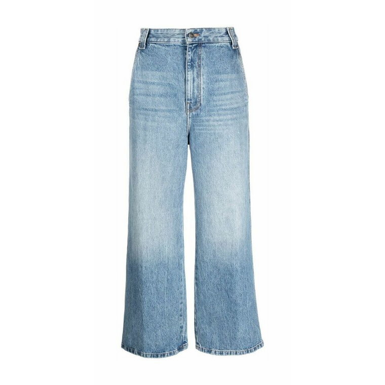 Wide Leg Denim Jeans Khaite