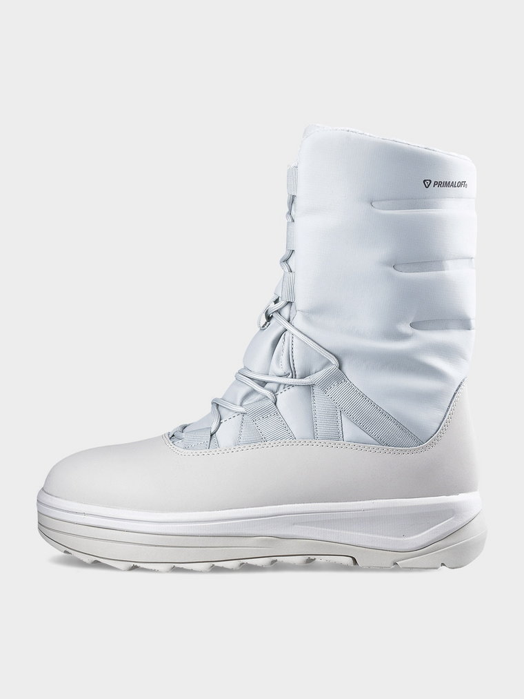 Buty zimowe śniegowce INUA z ociepliną Primaloft damskie - złamana biel