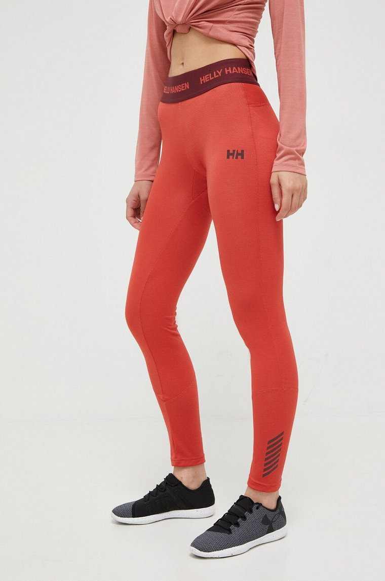 Helly Hansen legginsy funkcyjne Lifa Active kolor czerwony