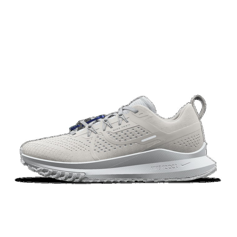 Damskie personalizowane buty do biegania w terenie Nike Pegasus Trail 4 By You - Biel