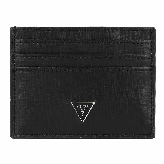 Guess Certosa Etui na karty kredytowe Ochrona RFID Skórzany 9.5 cm black