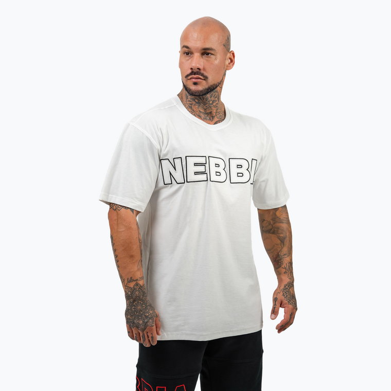 Koszulka męska NEBBIA Legacy white | WYSYŁKA W 24H | 30 DNI NA ZWROT