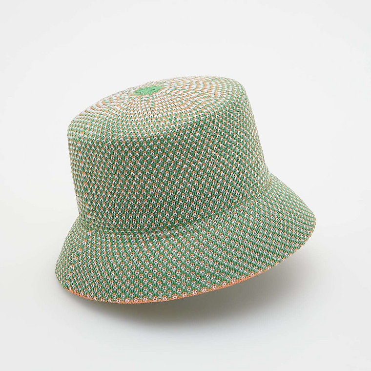 Reserved - Pleciony kapelusz - Zielony