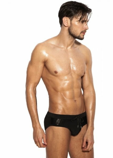 Alpha Male Aero Black Push-up Kąpielówki