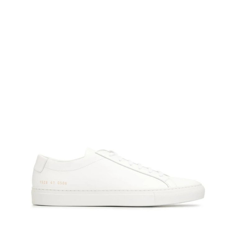 0506 Białe Niskie Sneakersy Achilles Common Projects