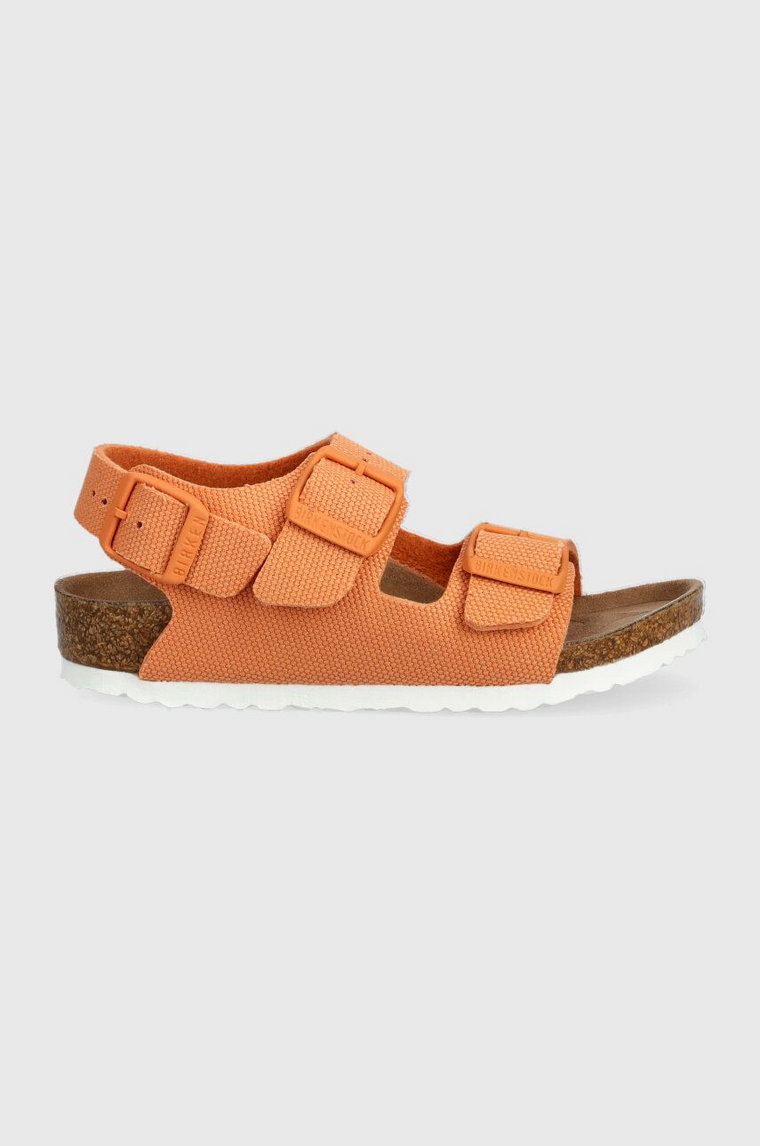 Birkenstock sandały dziecięce kolor pomarańczowy