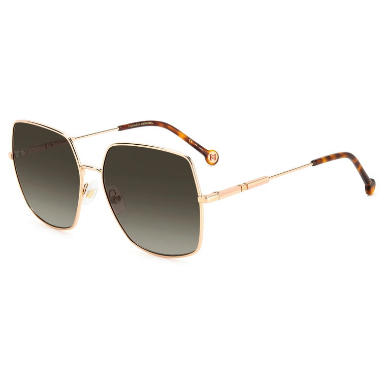 Gold Copper Sunglasses Carolina Herrera