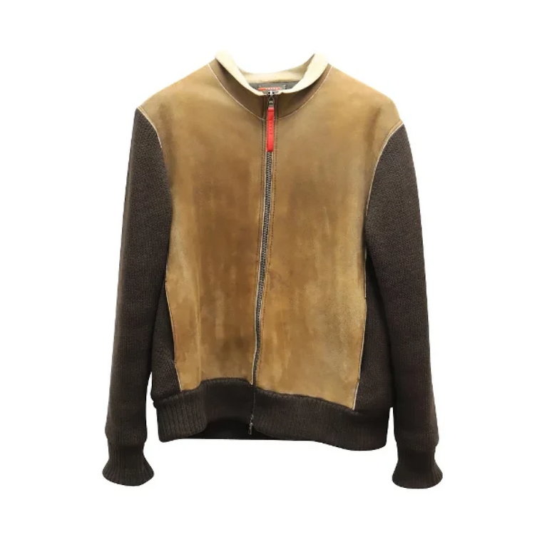 Pre-owned Suede tops Prada Vintage