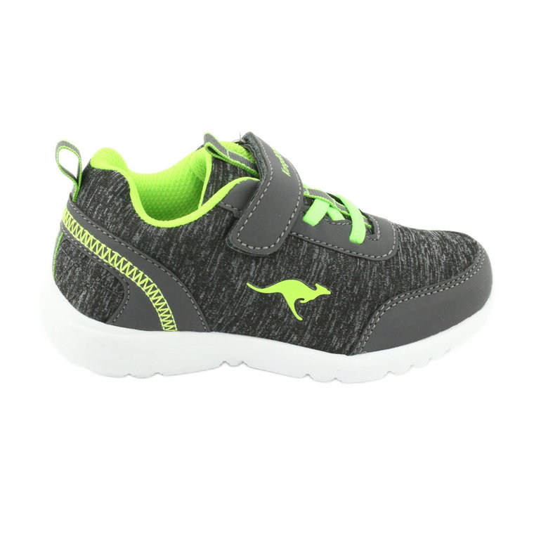 Lekkie Buty sportowe KangaROOS 02051 szare zielone