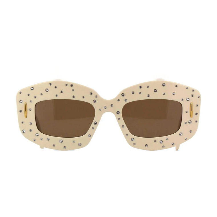 Zmysłowe okulary przeciwsłoneczne Cat-Eye ze Strass Loewe