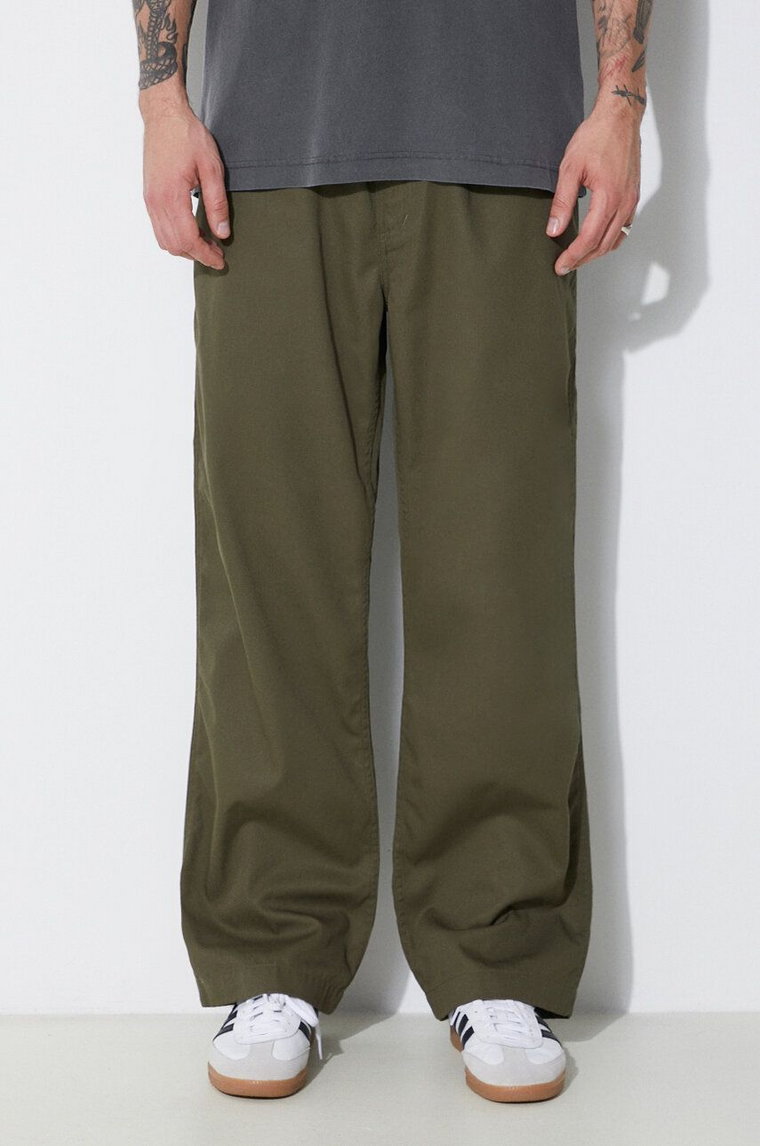 Human Made spodnie Easy Pants męskie kolor zielony proste HM27PT003