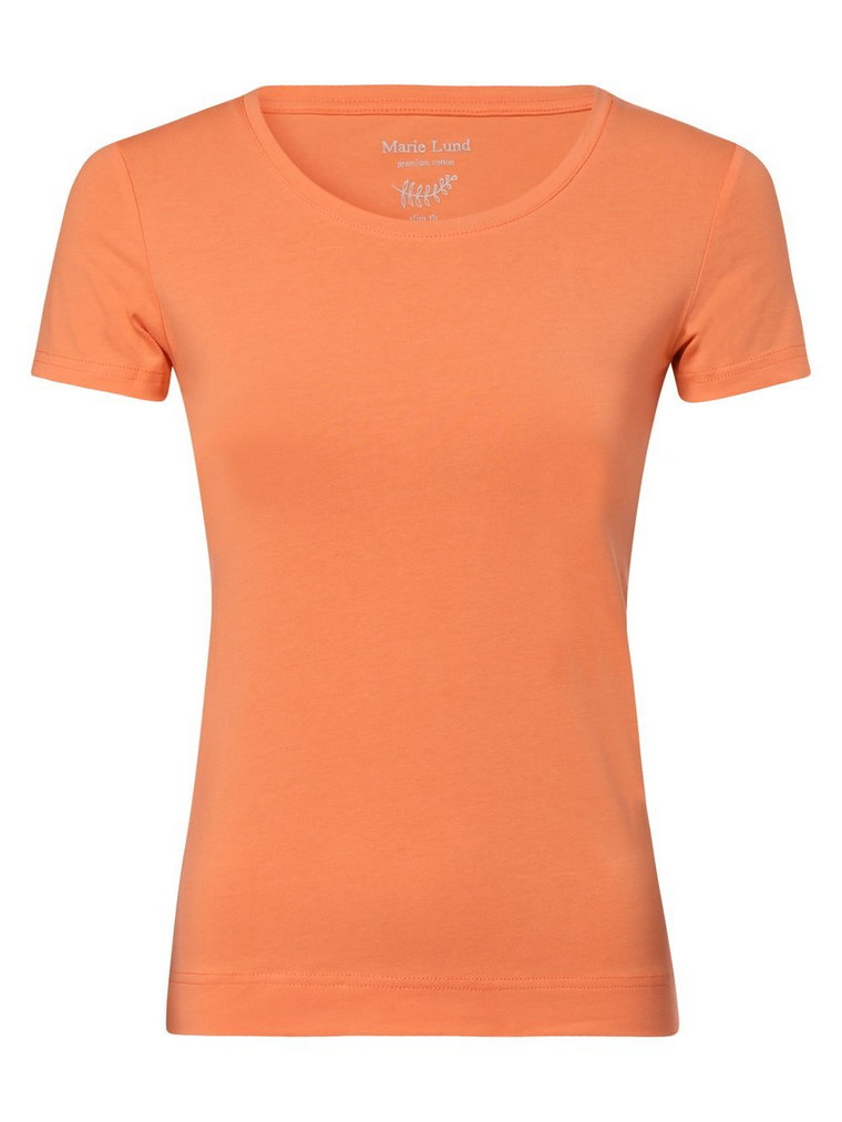 Marie Lund - T-shirt damski, pomarańczowy