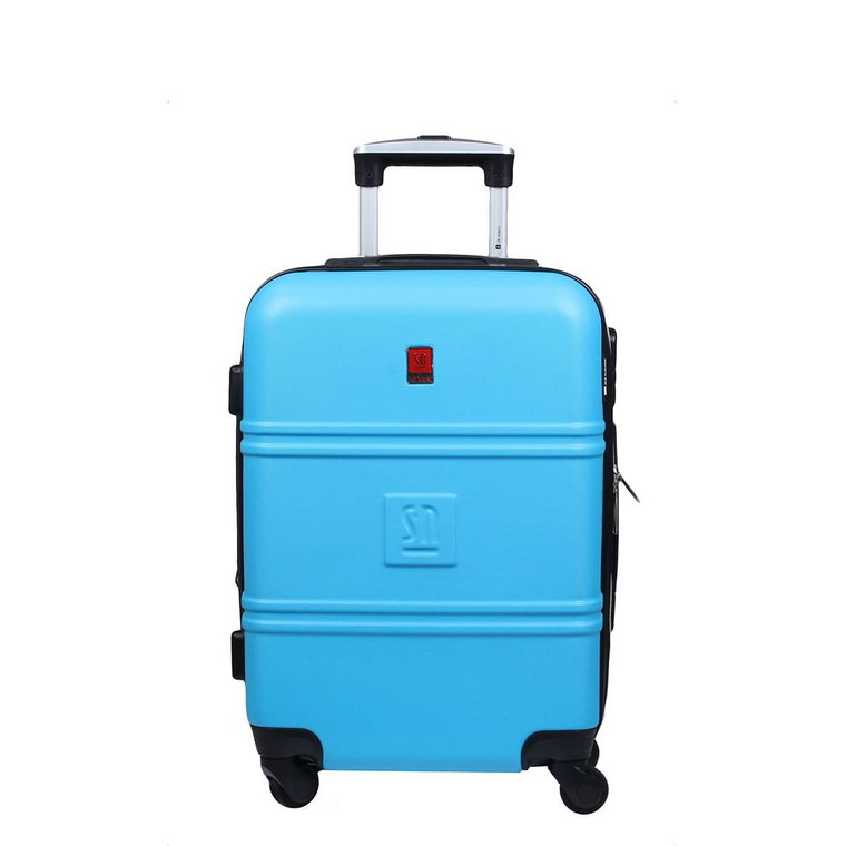 Niebieska walizka kabinowa 55cm poszerzana Art Class Collection