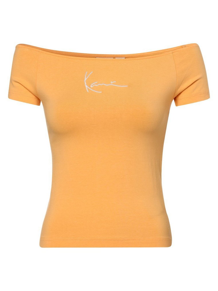 Karl Kani - T-shirt damski, pomarańczowy