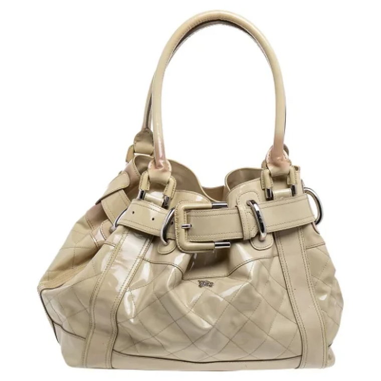 Pre-owned Leather totes Burberry Vintage