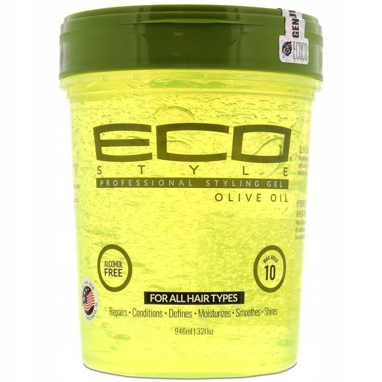 Eco Style, Żel do stylizacji włosów oliwkowy, 946ml