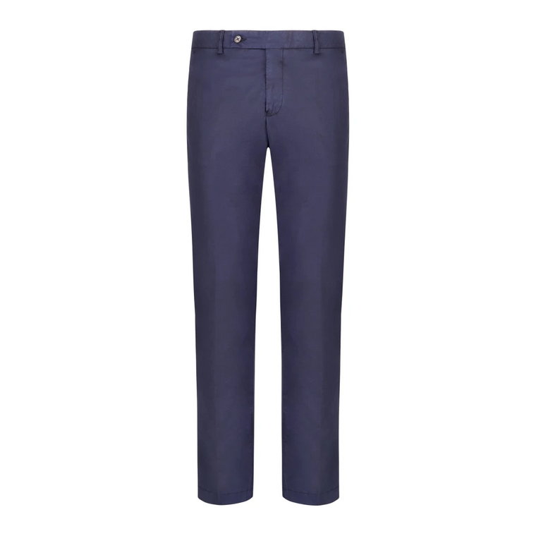 Granatowe Bawełniane Spodnie Ts0465Xmorello-Gd 665 Berwich