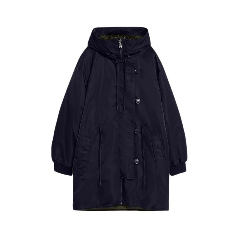 Reversible Parka z Wypełnieniem z Gęsiego Puchu Max Mara Weekend