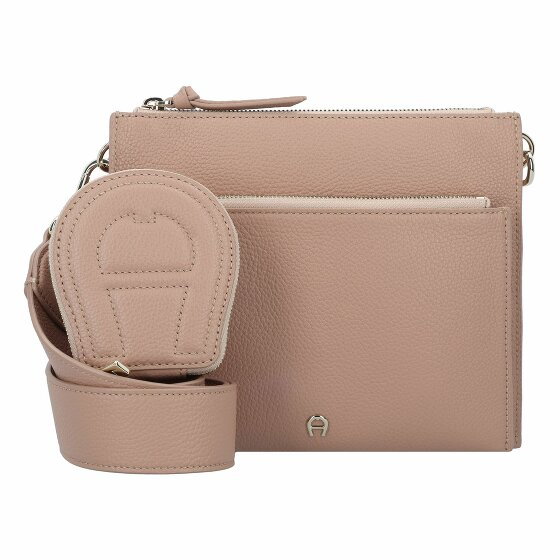 AIGNER Isa Torba na ramię Skórzany 22 cm warm taupe