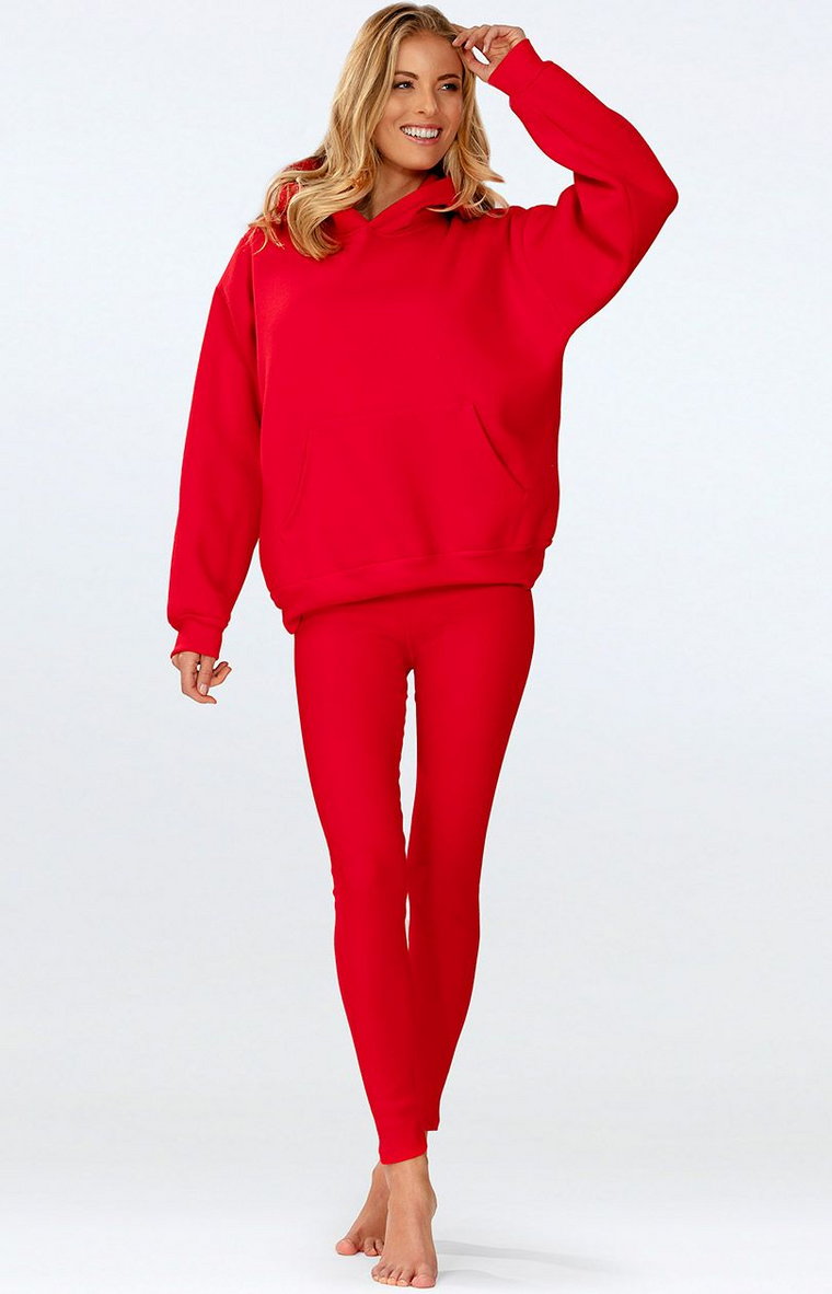 Komplet dresowy damski czerwony Oseye, Kolor czerwony, Rozmiar XL, DKaren