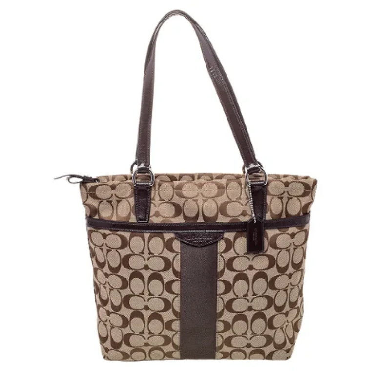 Pre-owned Fabric totes Coach Pre-owned