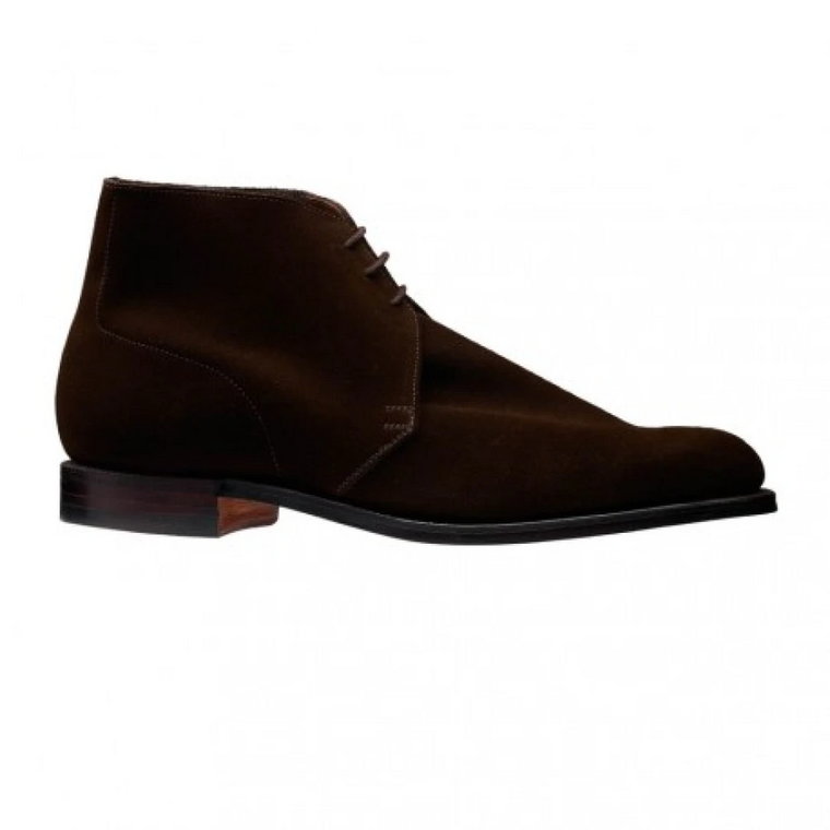 Chukka Granatowe Zamszowe Buty Crockett & Jones