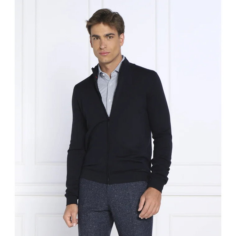 HUGO Wełniany sweter San Jorge-M | Slim Fit