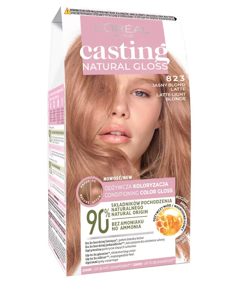 Casting Natural Gloss Farba do włosów 823 Jasny Blond Latte